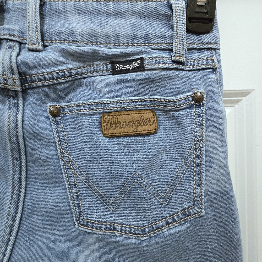 Wrangler Light Blue Star Flare Jeans - Picture 4 of 8